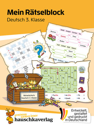 cover image of Mein Rätselblock Deutsch 3. Klasse